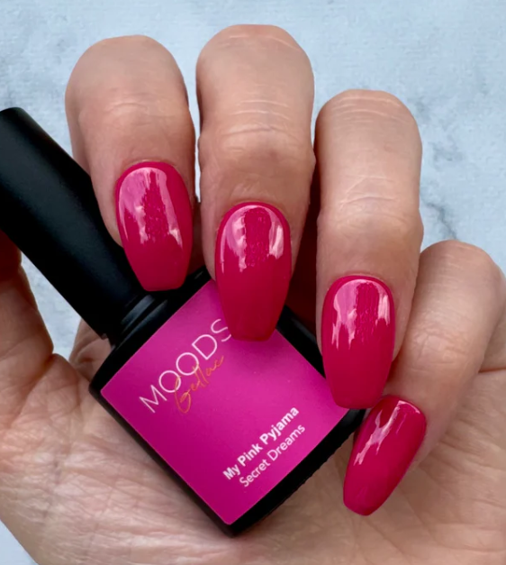 Moods Gellac 254 My Pink Pyjama - Gellak - Fel Roze - 15ML