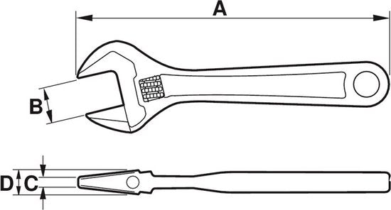Bahco Verstelbare Moersleutel - 18''