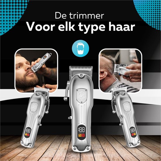 Beeperfect - Professionele Draadloze Tondeuse Mannen - Inclusief Neustrimmer