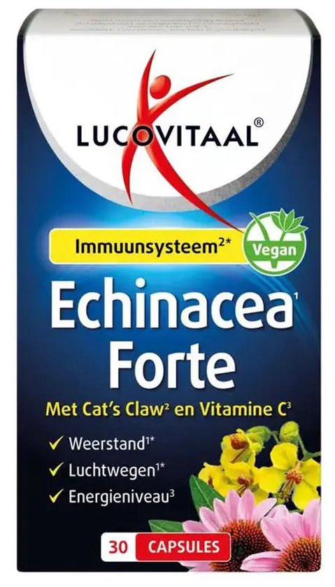Lucovitaal Echinacea Forte Met Cat's Claw 30 capsules