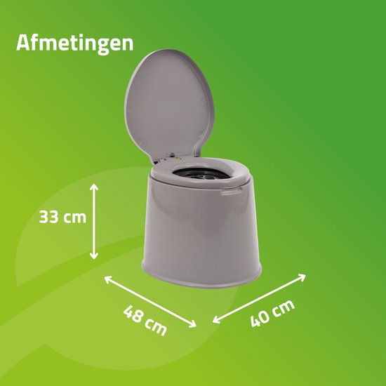 Bo-Camp - Draagbaar toilet - 7 Liter
