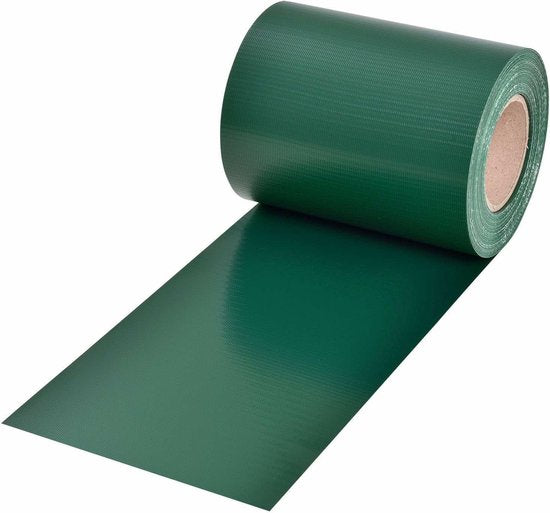 PVC Privacystrips - 3 stuks - 35 meter - Groen - Incl. Bevestigingsklemmen