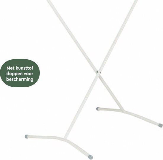 BRASQ Droogrek Staand Wit - 8 meter - Wasdroger - Inklapbaar Wasrek - Staand Droogrek - Droogrekken - 90x53x83 cm