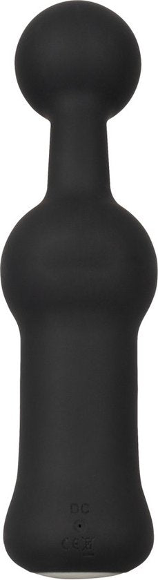 Black Velvets Prostaat Vibrator met Dubbele Motoren - Met balvormige Top - 10 Vibratiestanden en Oplaadbaar - 19 cm