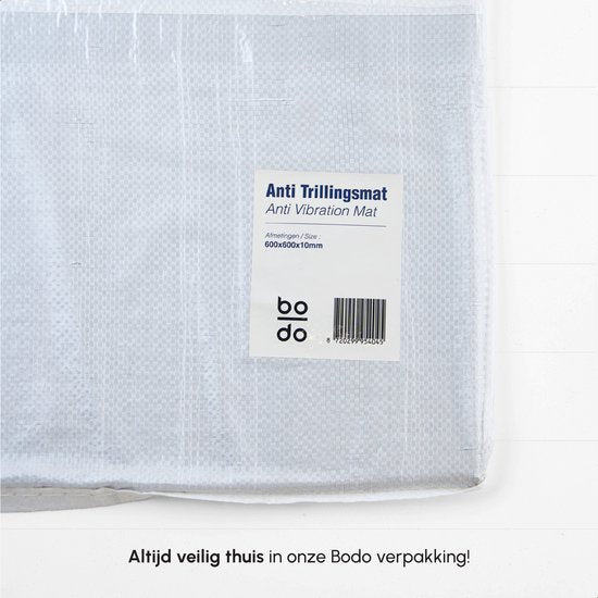 Bodo® Anti Trillingsmat Wasmachine en droger - 60x60x1.2cm