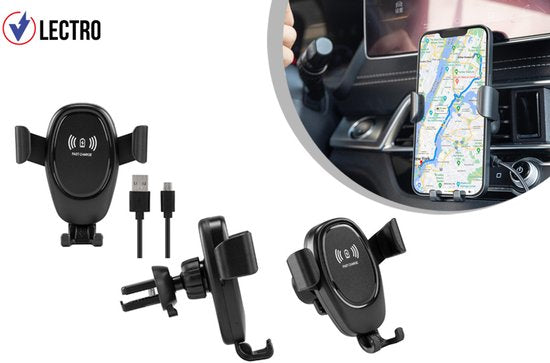 Vlectro - Draadloze auto oplader - Draadloze auto oplader