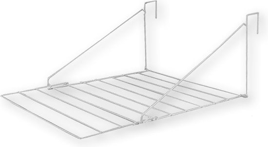 BRASQ Droogrek Hangend Wit - 5 meter - Wasdroger voor Deur en Balkon - Wasrek inklapbaar - Wanddroogrek - Ophangbaar droogrek- 53x71x27 cm