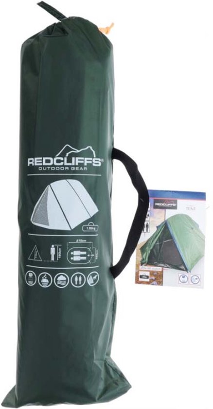 Redcliffs - Kampeertent - Koepeltent - Groen - Compact - 2 persoons - 270x160x110cm