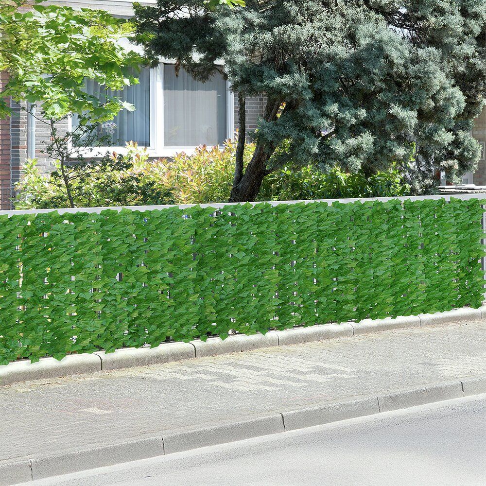 WENKO Ivy Klimop Zichtscherm Groen - 3 x 1 m - Kunststof