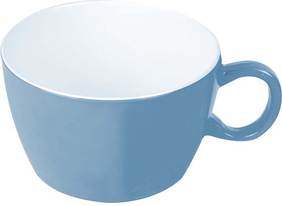 Bo-Camp - Soepkom - Two-Tone - Melamine - 4 Stuks - Blauw