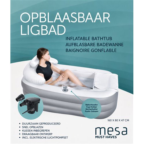 Mesa Products International opblaasbaar ligbad - Mesa Musthaves