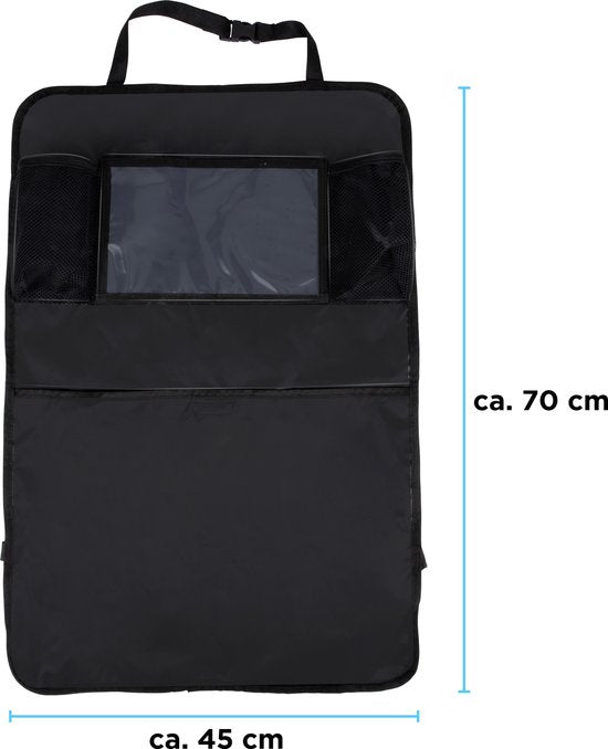 All Ride Autostoel Organizer - Auto Organizer - Tablethouder - Zwart