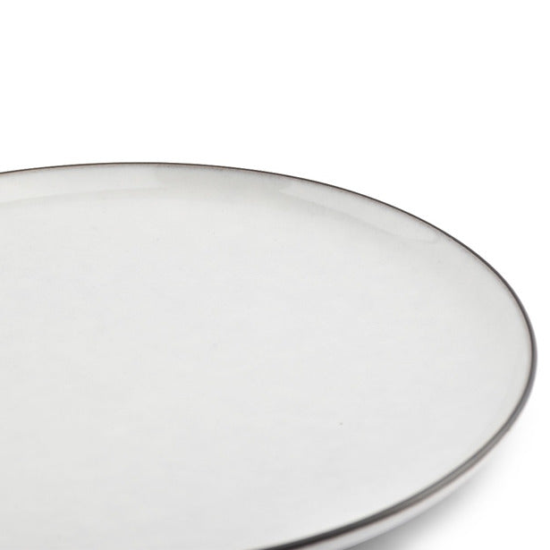 S|P Collection Plat Bord 20 cm Wit Fina – Set van 4