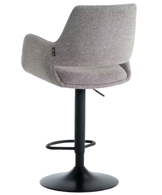 Criks Design Monza Barkruk Taupe – 2 Stuks, In Hoogte Verstelbaar 93-115 cm, 360° Draaibaar