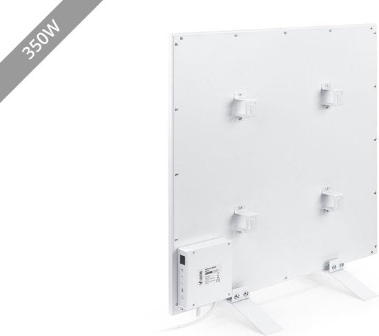 Vlectro - Slim infraroodverwarmingspaneel met instelbare timer - 350 W