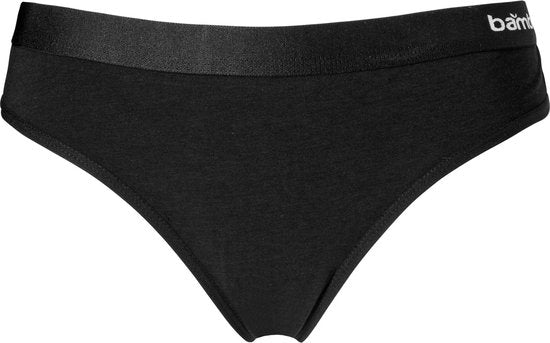 Apollo Dames String Zwart Bamboe 3-pack - Maat XL
