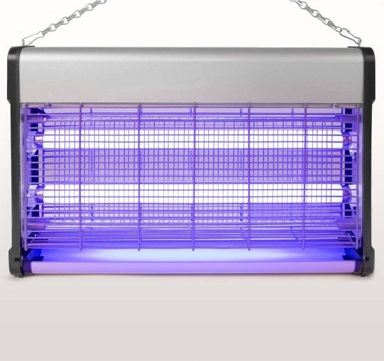 Perel Insectenverdelger, elektrisch, spanningsrooster 2800 V, uitneembare opvangbak, 100 m², metaal