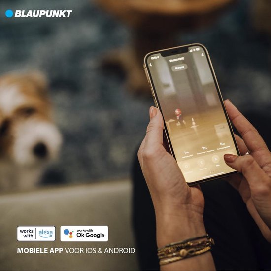 Blaupunkt Robotstofzuiger Bluebot XVAC – Met Laadstation - Slimme Navigatie - Dweilfunctie Mogelijk - Wit