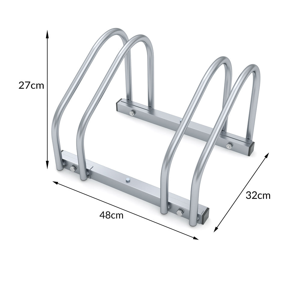 Monzana Fietsenrek 2 Fietsen - Bandbreedte 30-65mm - 37cm Wielafstand