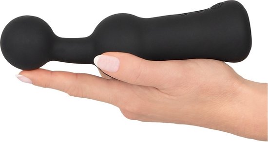 Black Velvets Prostaat Vibrator met Dubbele Motoren - Met balvormige Top - 10 Vibratiestanden en Oplaadbaar - 19 cm