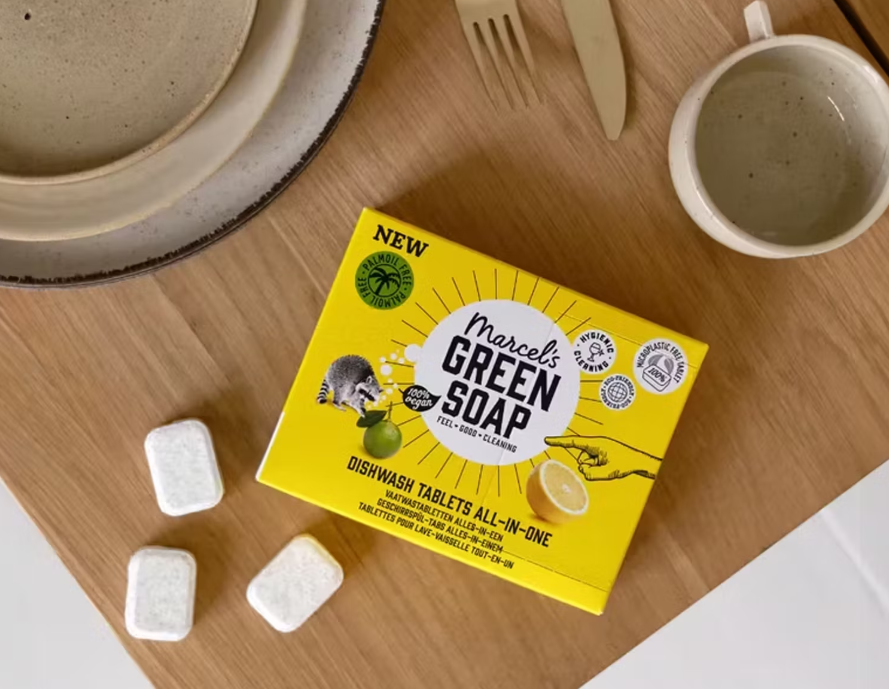 marcel's green soap Vaatwastabletten Grapefruit & Lime - 25 stuks - 8 verpakkingen