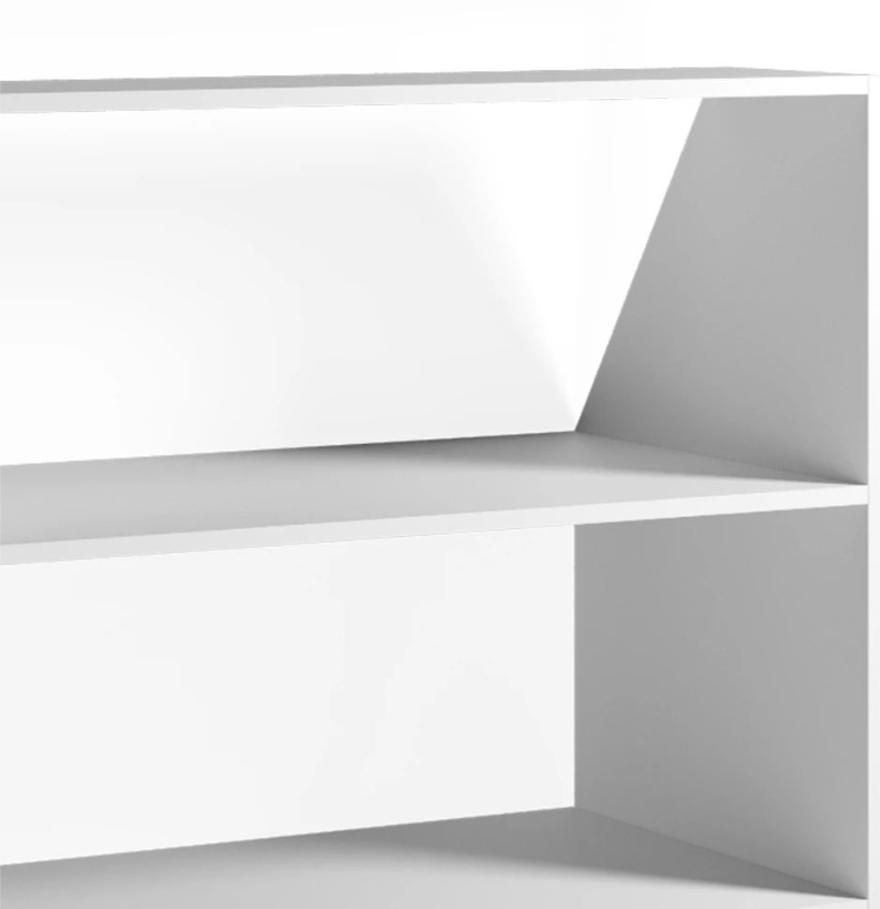 VDD dakhelling kast - wit - L90 x B25 x H60 cm