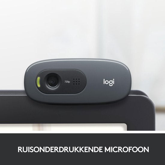 Logitech C270 - 720p HD Webcam - 3MP - Grijs