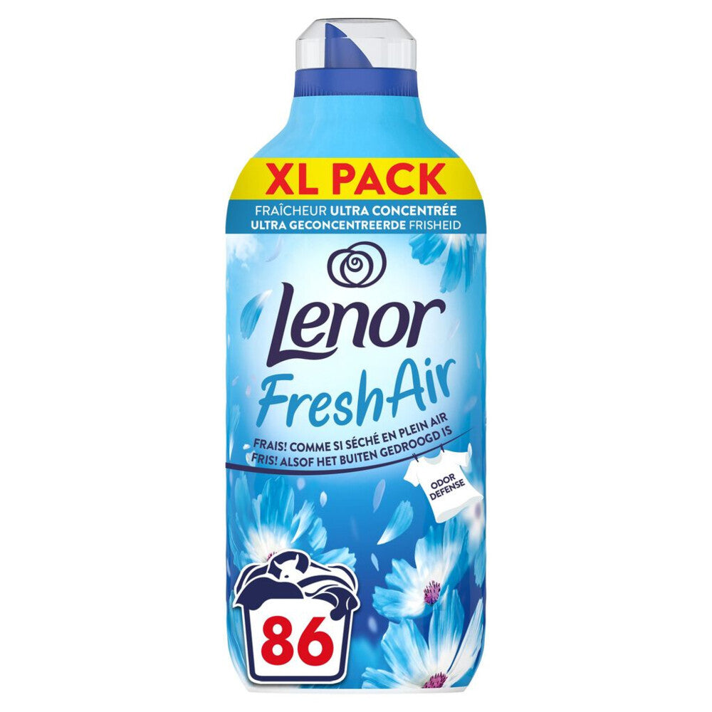 Lenor Wasverzachter Fresh Air Morning Fresh – 86 Wasbeurten – 1204 ml – Langdurige Buitenfrisheid