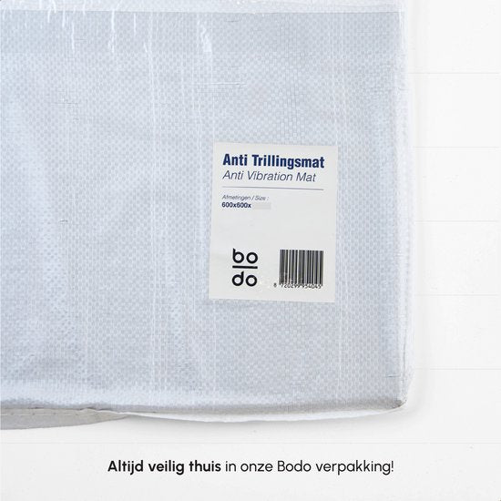 Bodo® Anti Trillingsmat Wasmachine en droger - 60x60x2cm