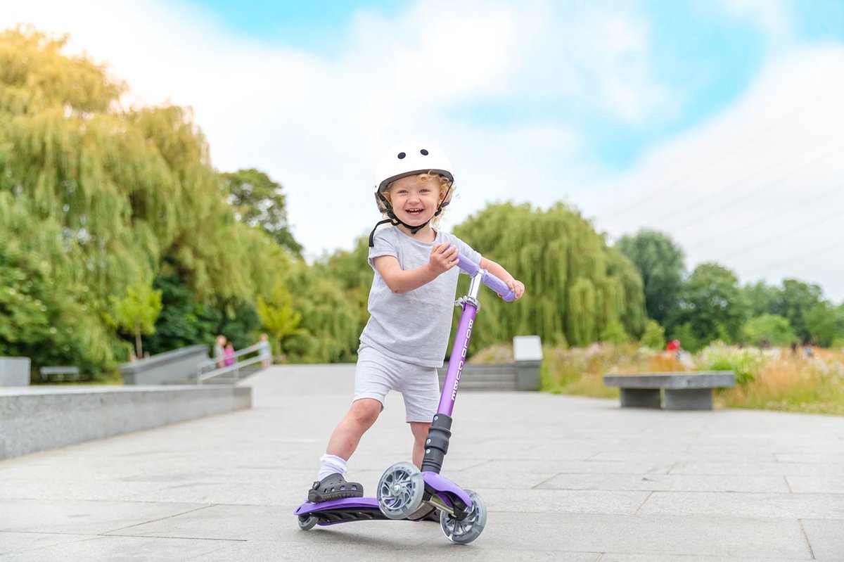 Boldcube Kinderstep Met 3 Wielen - Eenhoorn Paars - 2-8 Jaar Oud