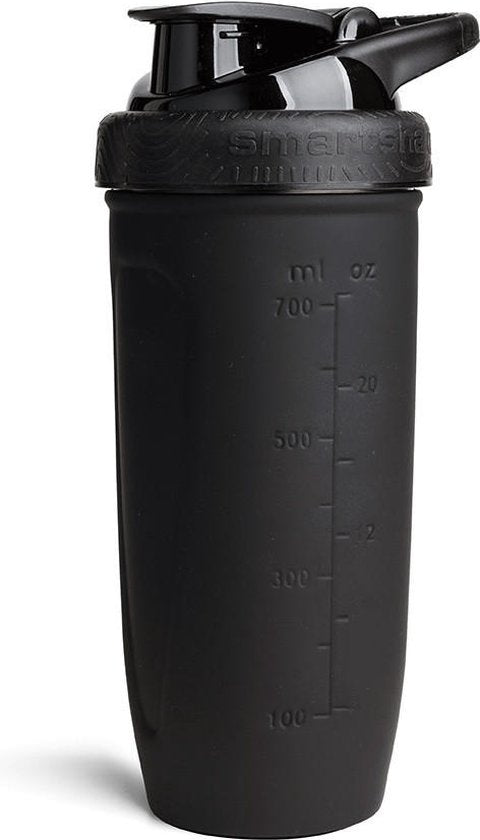 Optimum Nutrition ON SmartShake Reforce Steel Shaker - Shakebeker 900ml - Roestvrijstaal - PA/DEHP Vrij - Zwart