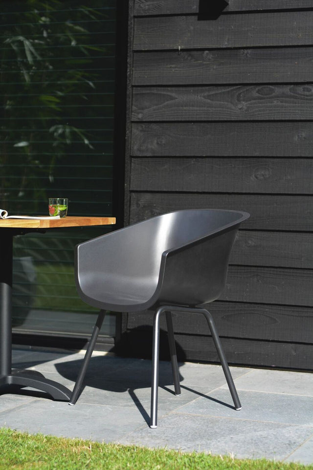 Hartman Amalia Tuinstoel – Stapelbaar – Aluminium & Kunststof – Antraciet