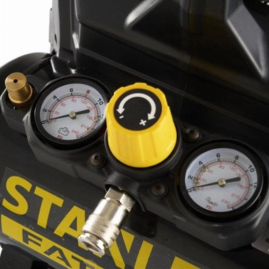 Stanley Compressor DST 101/8/6 FMXCM00 - Luchtcompressor Olievrij - Max. 59dB