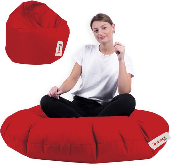 Asir - Tuin zitzak - Rood - 100 x 20 x 100