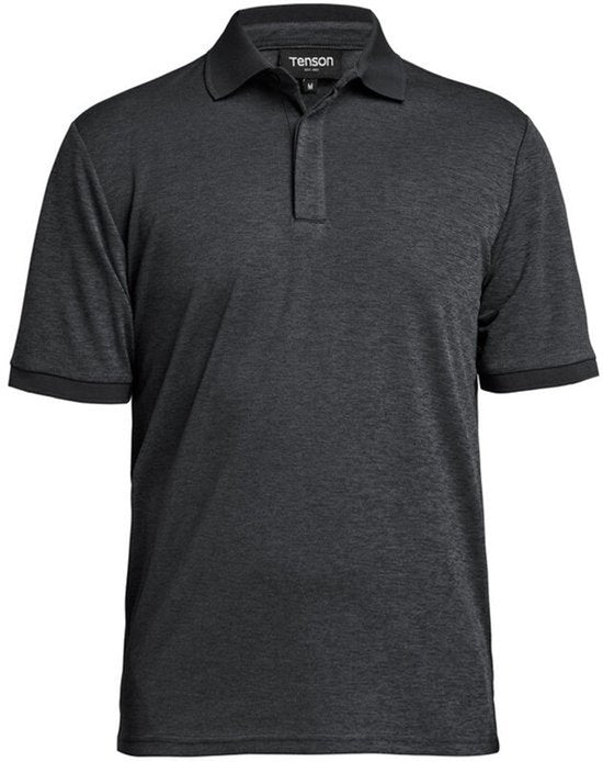 Tenson TXlite Melange Polo 465018060 - Grijsgroen - 3XL