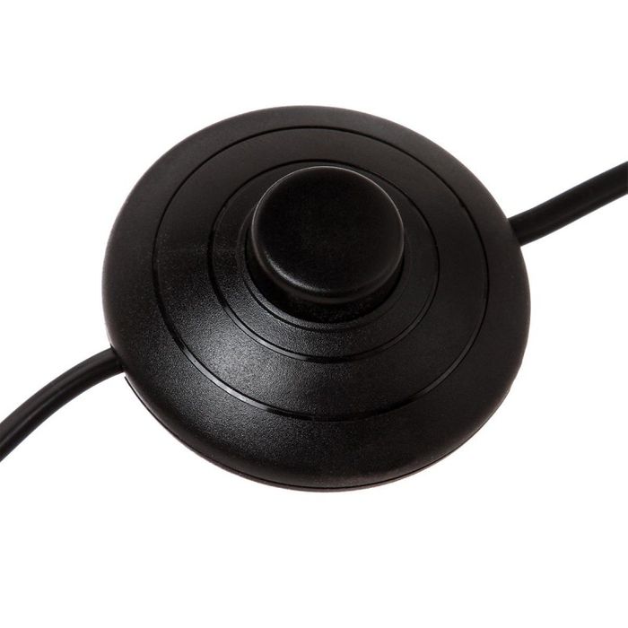 Atmosphera Runo Zwarte Driepoot Vloerlamp - Hout en Zwart - H145 cm