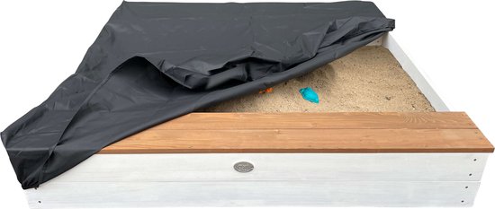 AXI Evy Zandbak met waterbakken en opbergruimte Wit/bruin - Inclusief accessoireset
