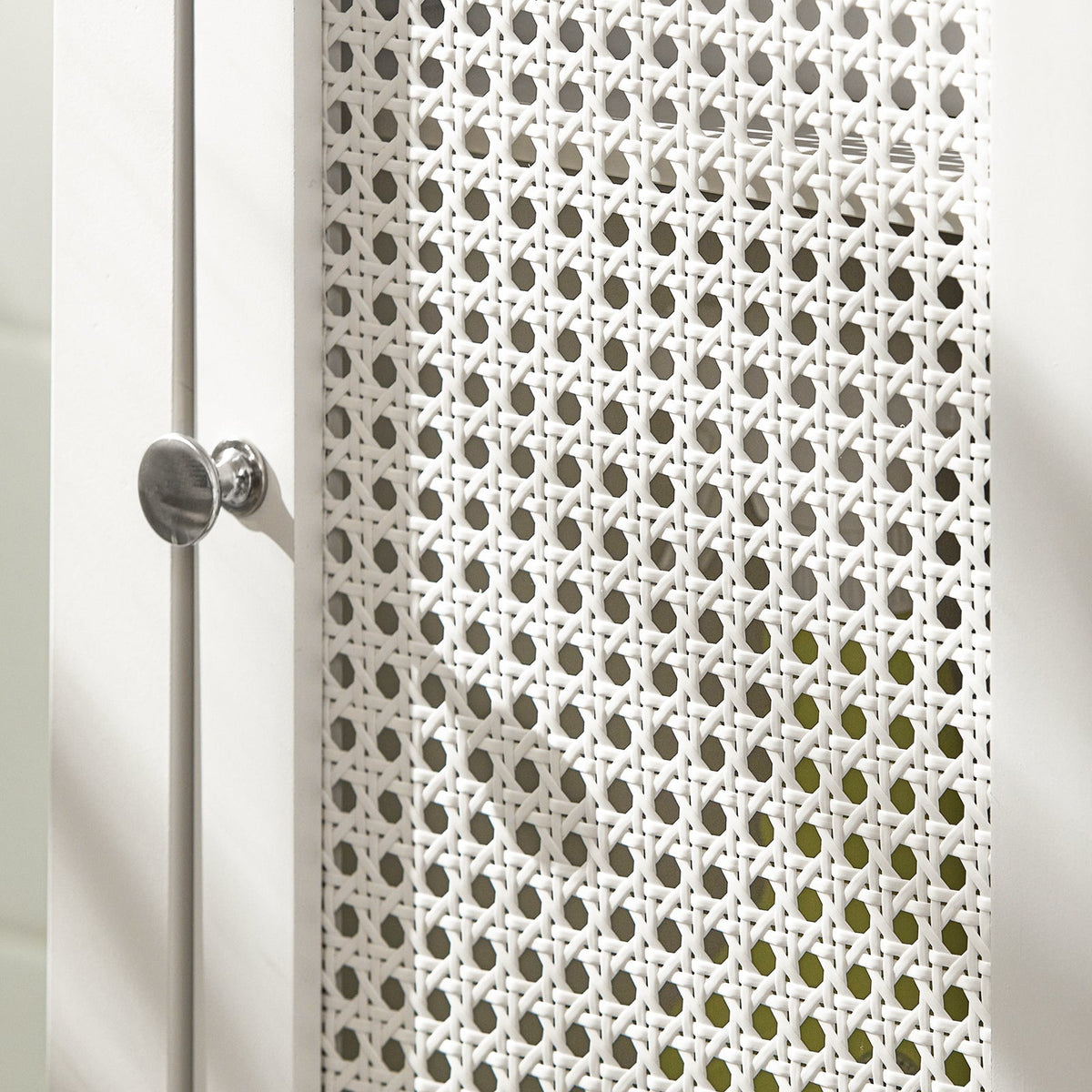 SoBuy Kast - Hoge kast - 1 lade - 3 planken - 35 x 32 x 161 cm - Wit