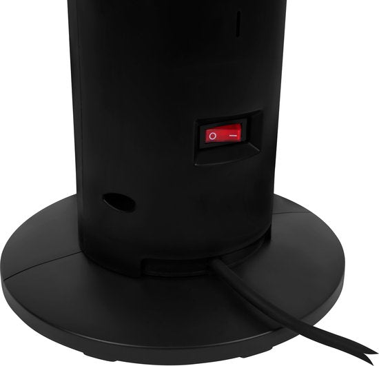 VONROC Luxe elektrische kachel - ventilatorkachel - 1300W/2000W - bediening zowel met App (via Wifi) als handmatig - torenmodel - keramisch - AUTO Modus - zwenkfunctie - thermostaat en timer - 20m2 - Incl. afstandsbediening