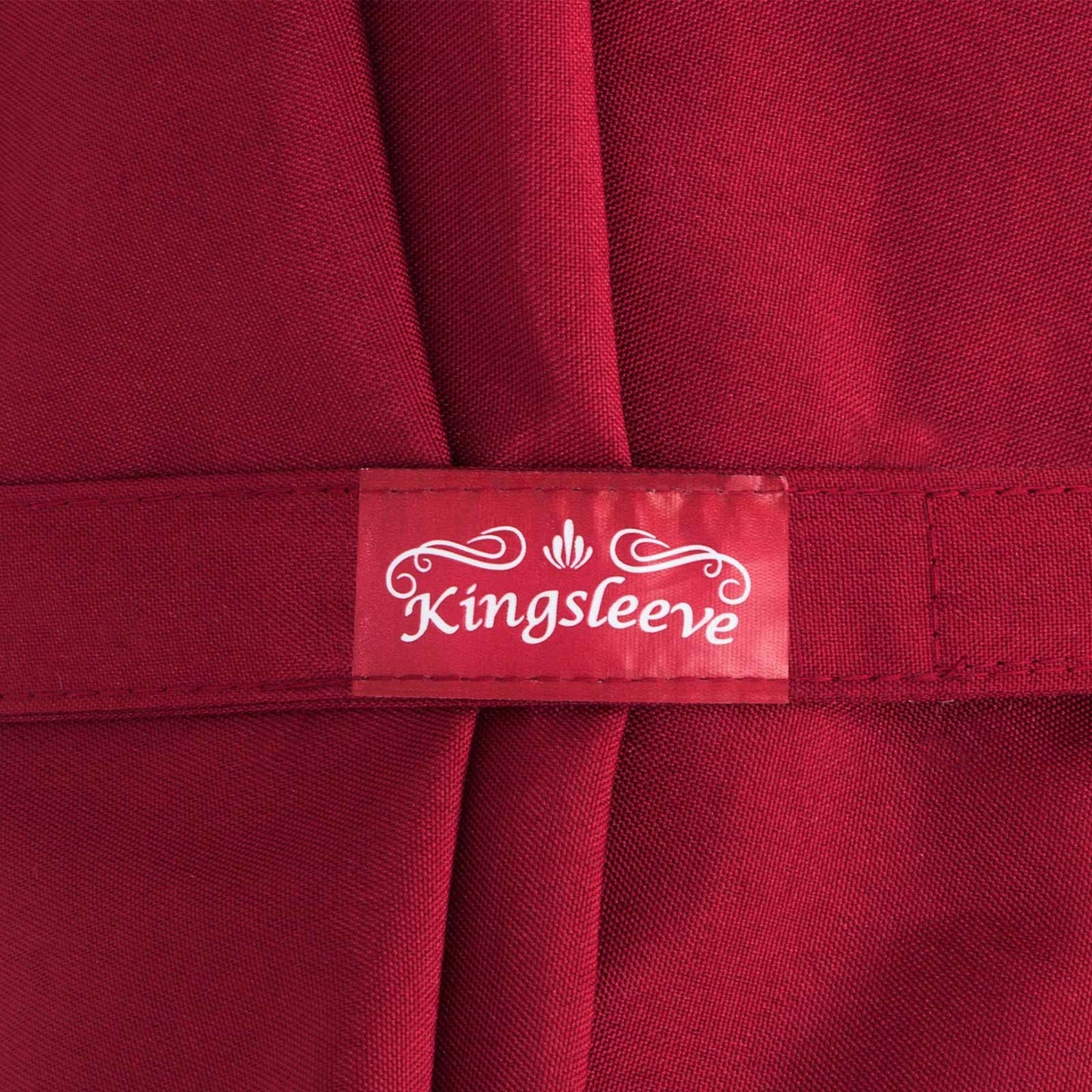 Kingsleeve Parasol - LED-Verlichting Zonne-energie - Ø270cm Rood