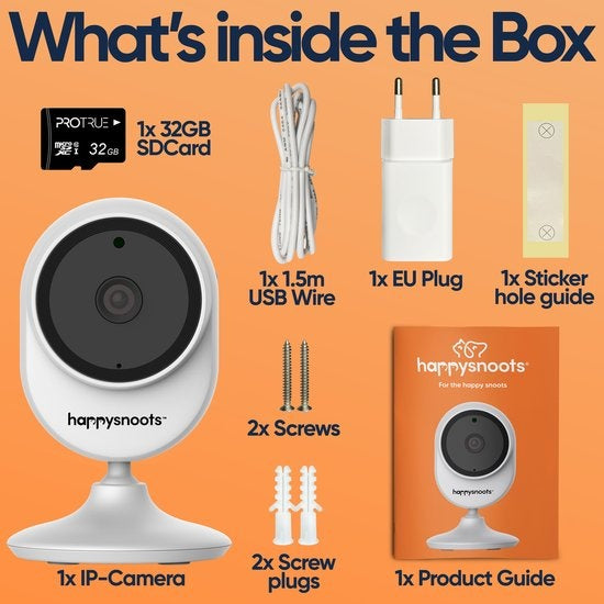 1080p Huisdiercamera met App - Hondencamera - Huisdier Camera - Pet Camera Wifi Binnen- voor Hond / Katten / Dieren