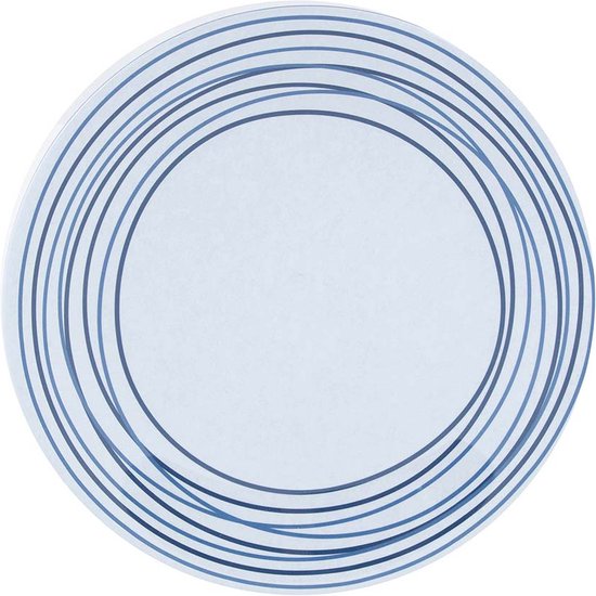 Bo-Camp - Servies - Mix & Match- 16 Stuks - Blauw