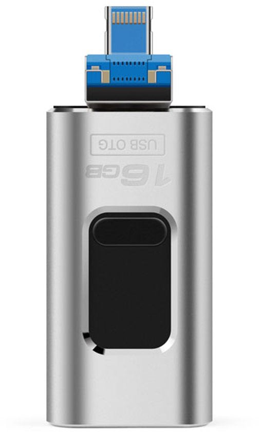 Vlectro - 4-in-1 USB-stick voor smartphone, tablet en laptop - 128 GB