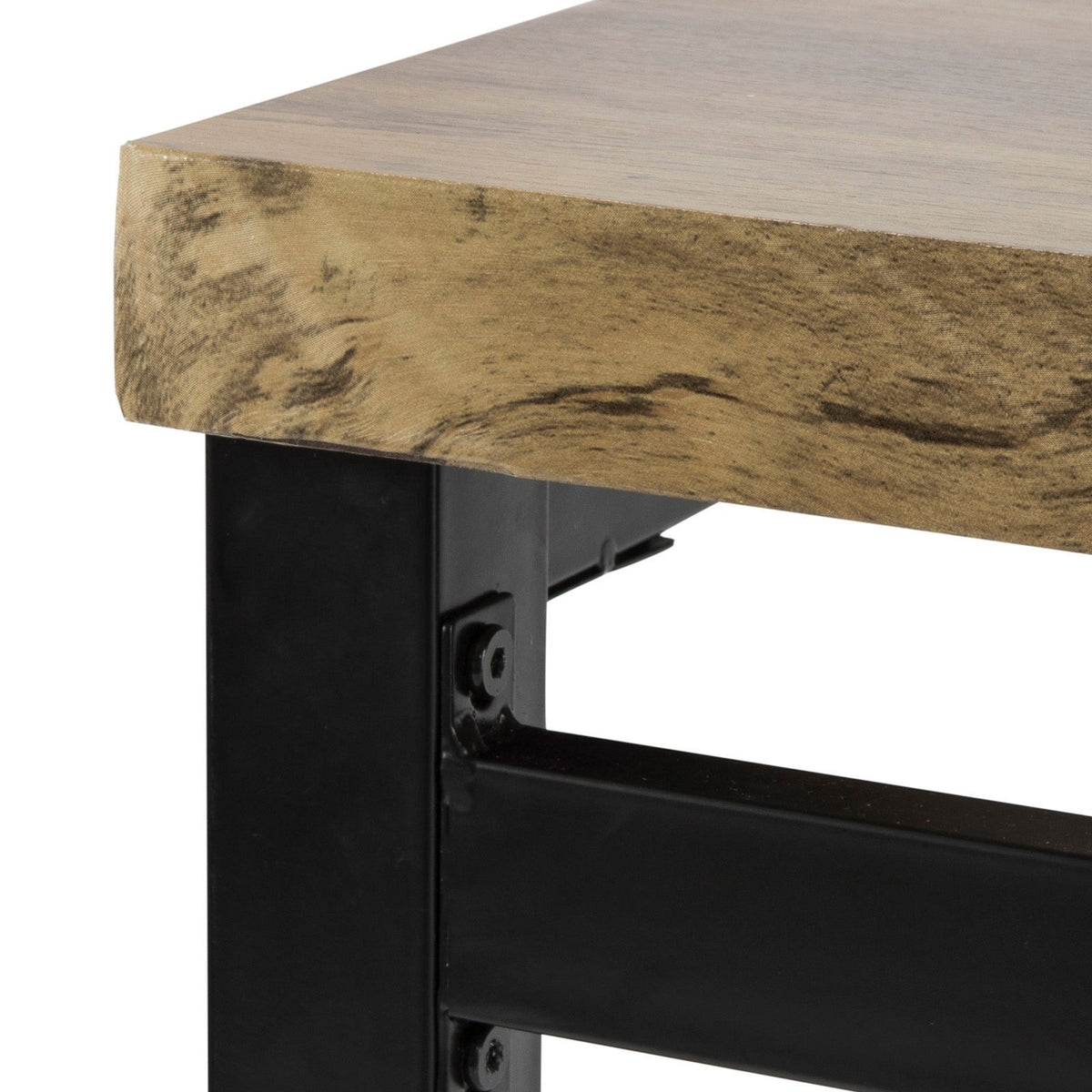 SoBuy Eetkamertafel - Industrieël - Max. 75 kg - 110 x 70 x 76 cm