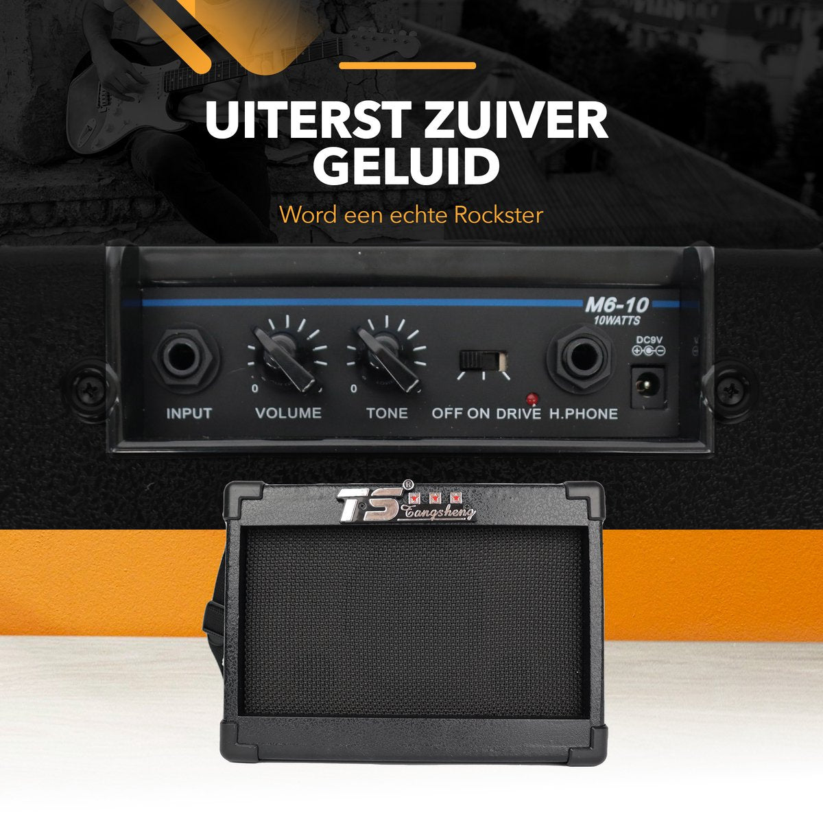 TS Tangshang Versterker 10W voor Elektrische Gitaar - M6-10