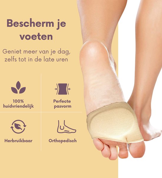 Voorvoetkussen (softgel) - set van 2 - Maat S