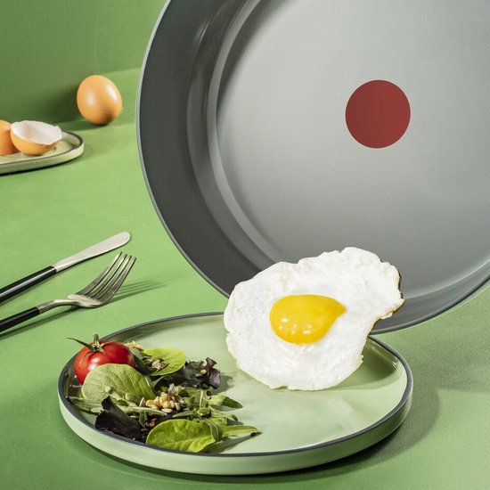 Tefal Renew ON - Koekenpannenset - Ø24 en Ø28 cm - PFAS-vrij - Keramisch - Geschikt voor Inductie