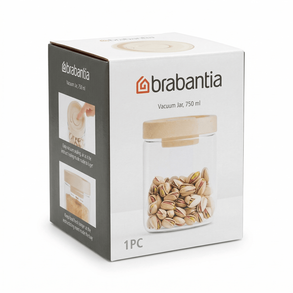 Brabantia Vacuüm Voorraadpot 750 ml - 11,1 x 9,7 cm