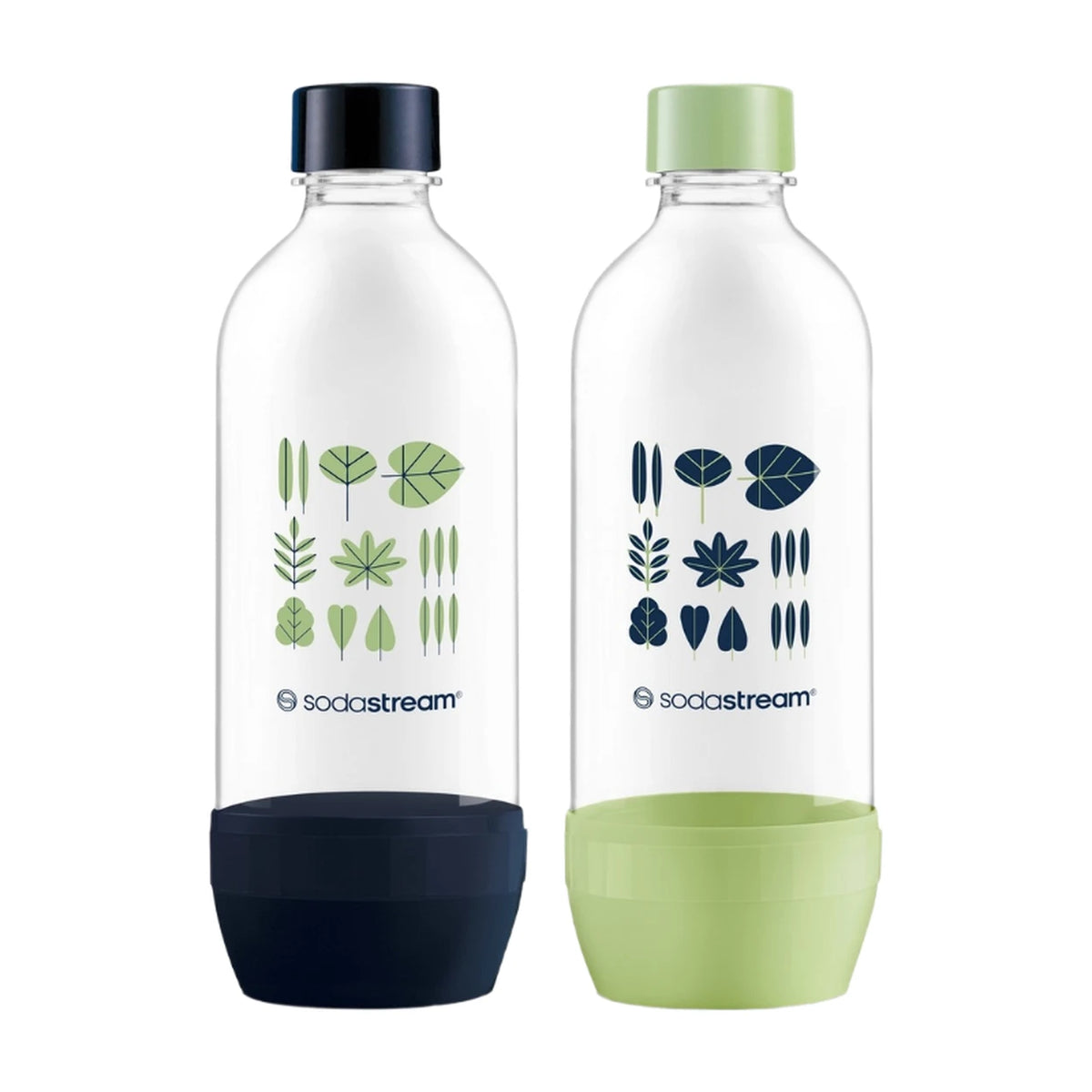 SodaStream JET Flessenset - 2 x 1 l - Groen/Marineblauw