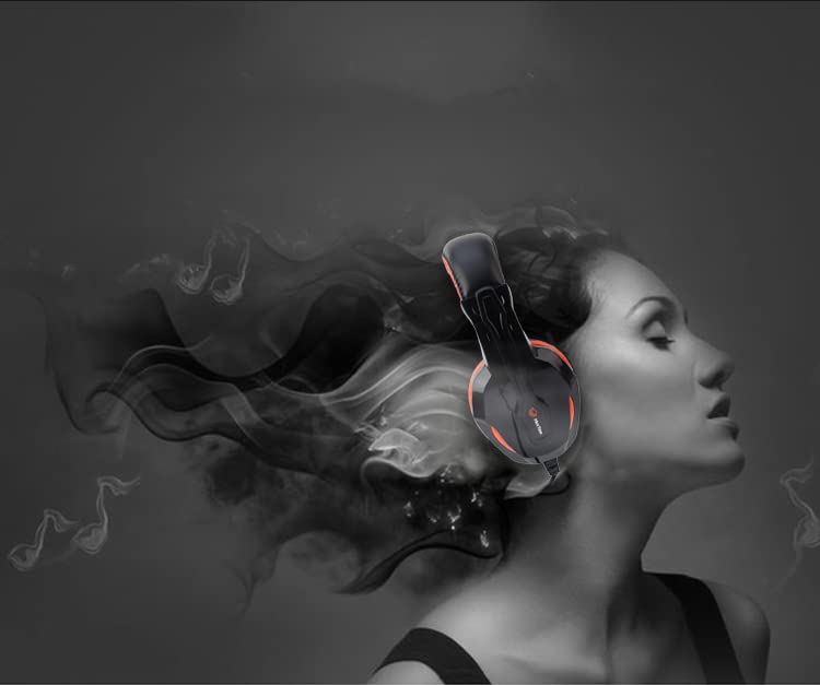Wired Over Ear Gaming Headset with 3D Surround Sound Technology